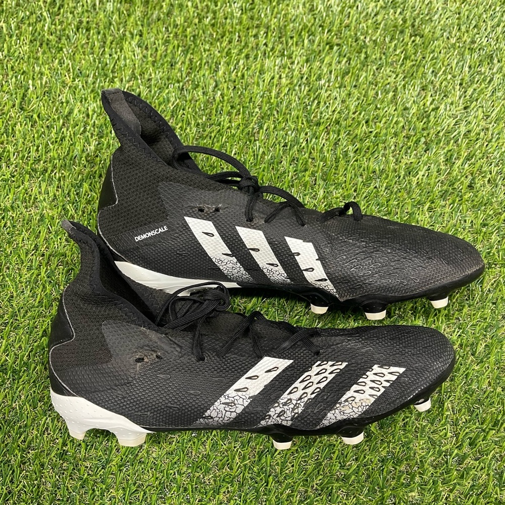 Adidas Predator Demonscale Black and White Soccer Sneakers